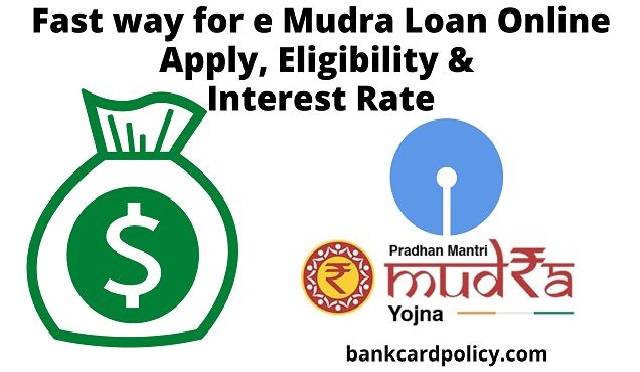 Fast way for SBI e Mudra Loan Online Apply, Eligibility & Interest Rate